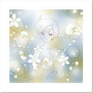 Guardian Haruka Flower Portrait Posters and Art